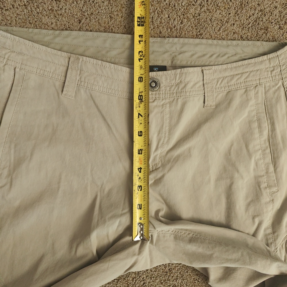 Kuhl Pants Womens 12 REG Beige 6279 Hiking Convertible Outdoor Spire Rollup - Picture 14 of 16